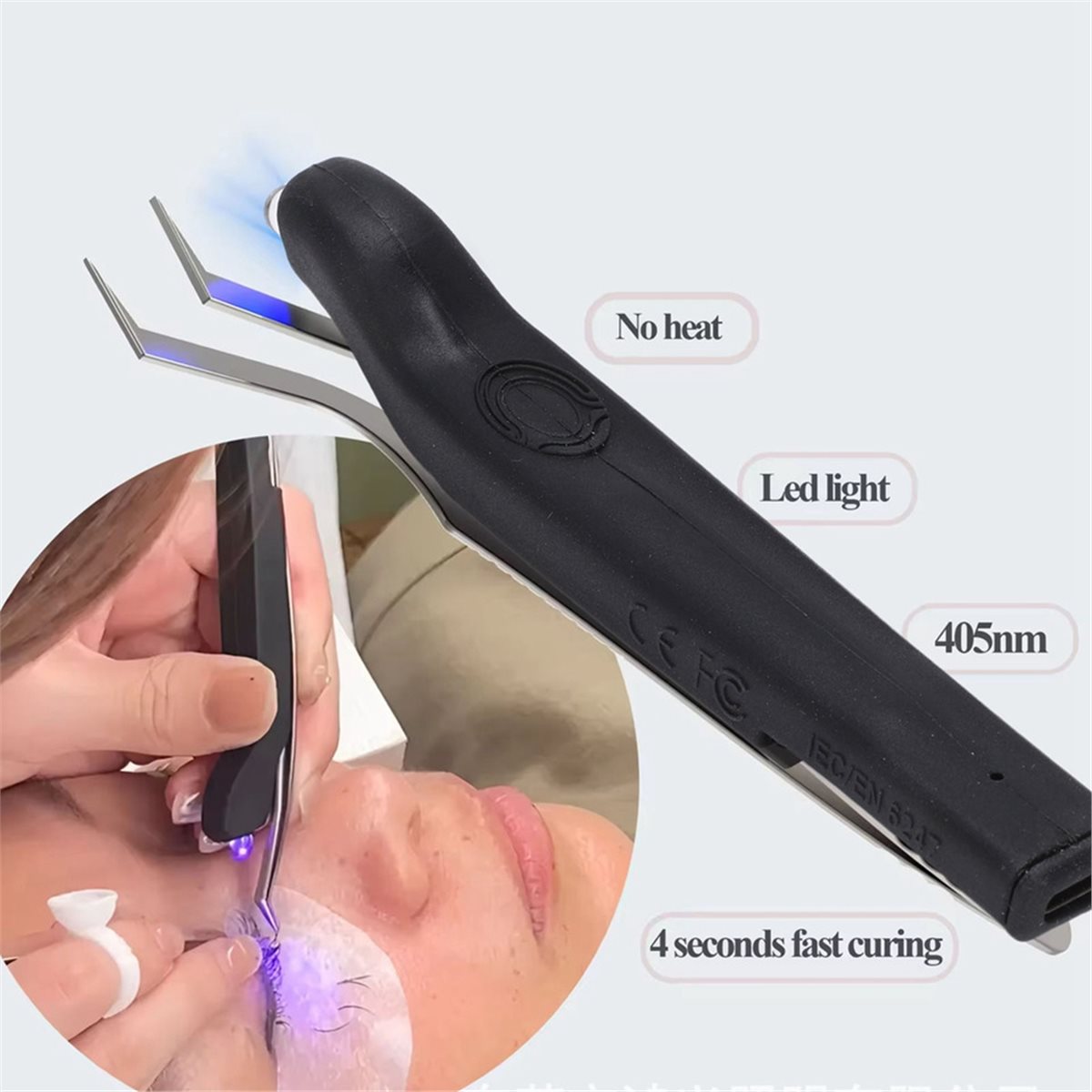 Eyelash Extension Uv - Przydatna, ładowana przez UV lampa do