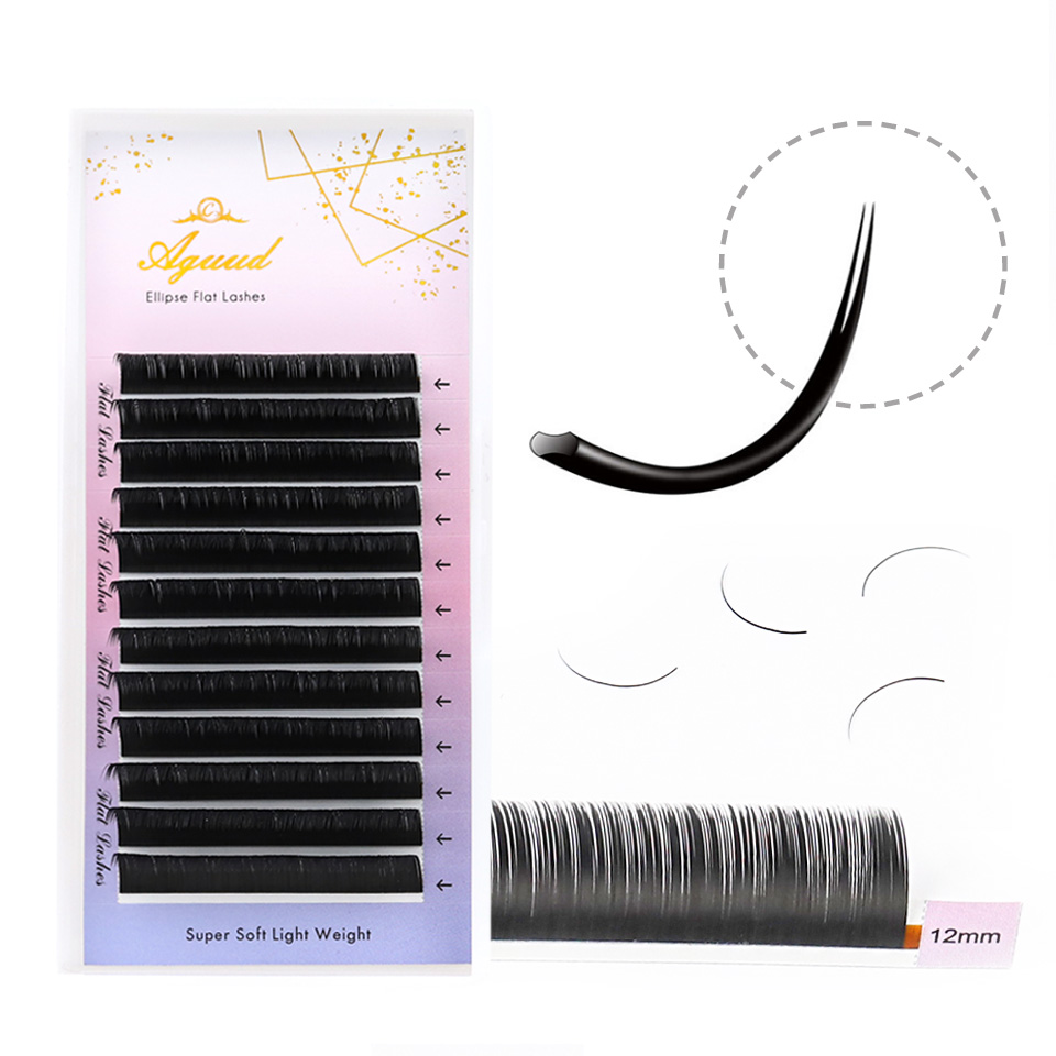 Eyelash Extension C Curl - Sztuczne rzęsy AGUUD, imitujące rzęsy z