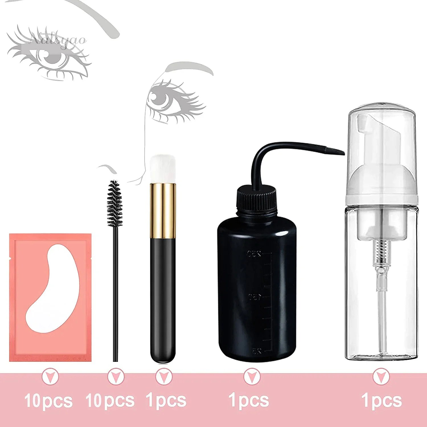 Zestaw do czyszczenia rzęs po  – Eyelash Extension Wash recenzja i cena
