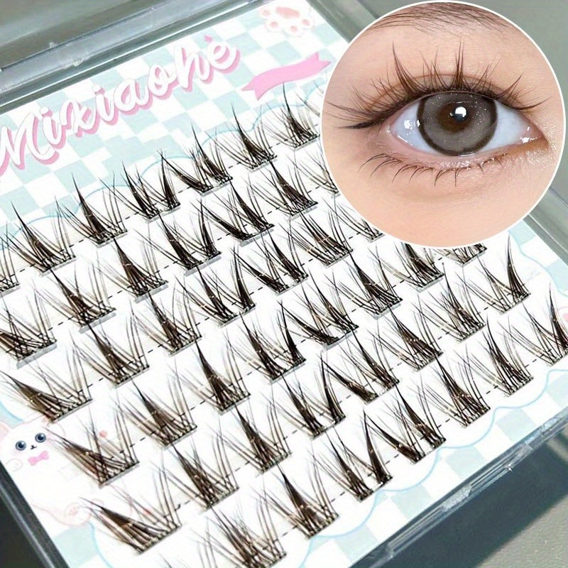 Sztuczne rzęsy Mixiaohe, jasno – Eyelash Extension C Curl recenzja i cena