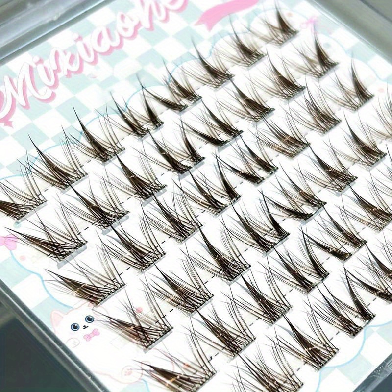 Sztuczne rzęsy Mixiaohe, jasno – Eyelash Extension C Curl recenzja i cena