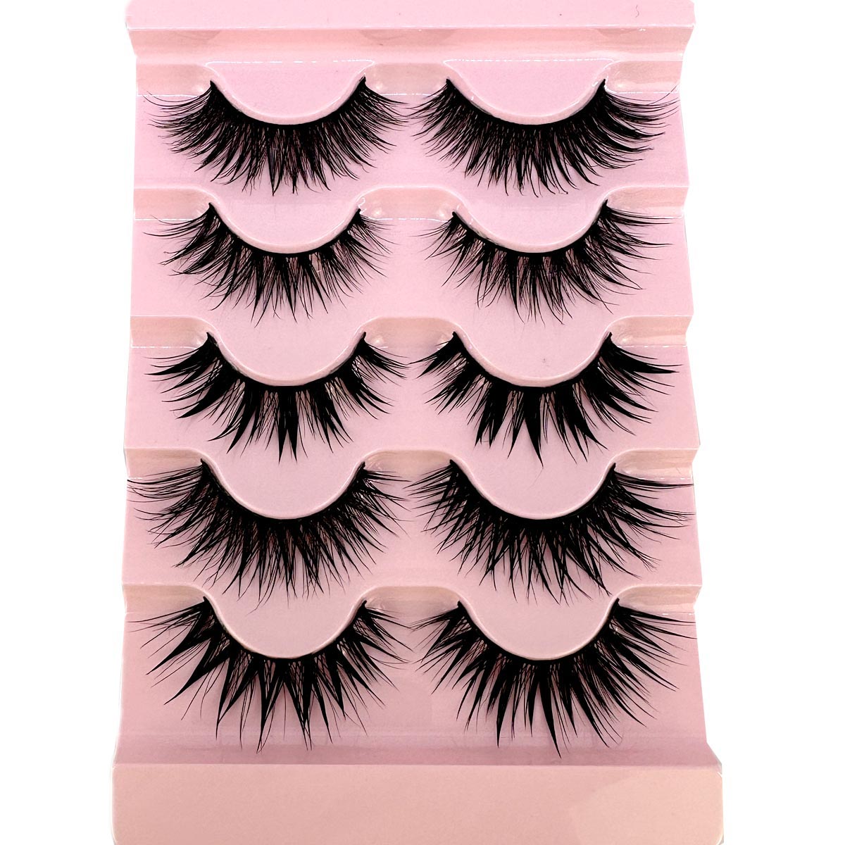 NOWE 5 Par Rzęs Manga Lashes D – Eyelash Extension Wet Look recenzja i cena