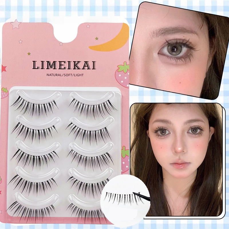 5 Par Sztucznych Rzęs Damskie  – Eyelash Extension Japanese recenzja i cena