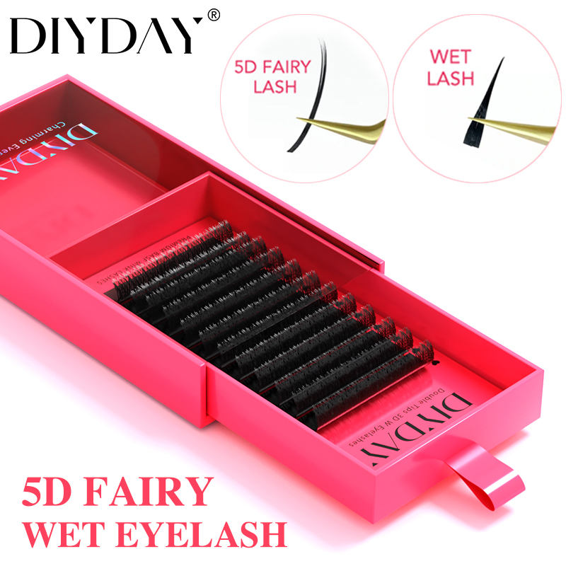 DIYDAY 5D wróżka przedłużanie  – Eyelash Extension Wet Look recenzja i cena